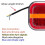 Square LED License Plate Light High Intensity Universal Fit 4