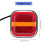 Square LED License Plate Light High Intensity Universal Fit 5