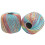 Fine Cotton Yarn Segmental Dyed Silk Thread 2 Rolls Type 24 1