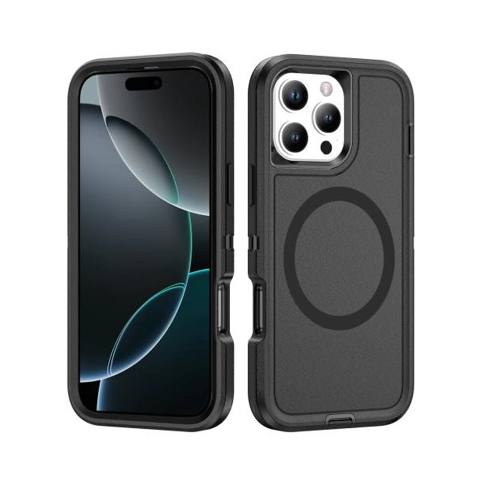 Iphone 15 Pro Rugged Waterproof Magsafe Phone Case Black 913211546482