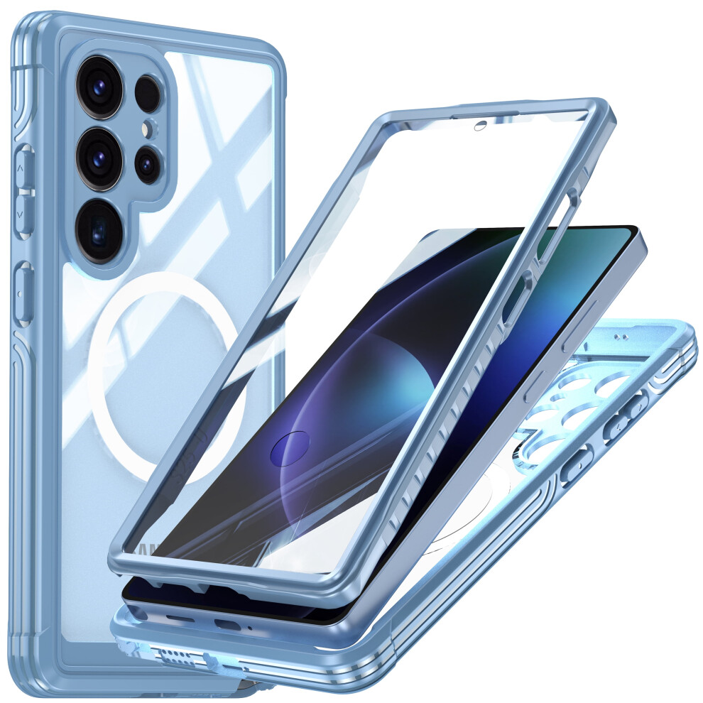 Samsung Galaxy S25 Ultra Case Magsafe Shockproof Clear 9085618994003
