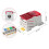 Red Power Distribution Junction Box for DIN Rails 1
