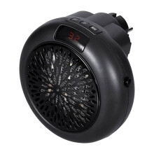 Black Mini Portable Desktop Heater 1500W