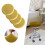 Stool Cover Polyester Stretch Fit for 11.8-17.7 Inch Seat 3