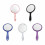 Double-Sided Makeup Mirror 1X/5X Lightweight Compact Travel 5