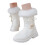 Girls' Winter Snow Boots with Platform Sole and Side Zip 3