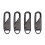 Zipper Puller Replacement Tabs Metal 12 Pcs Black 1