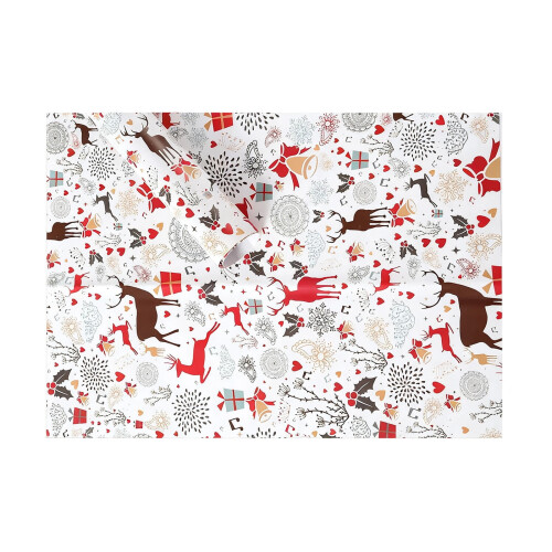 Papier cadeau de Noël, feuille plate 1