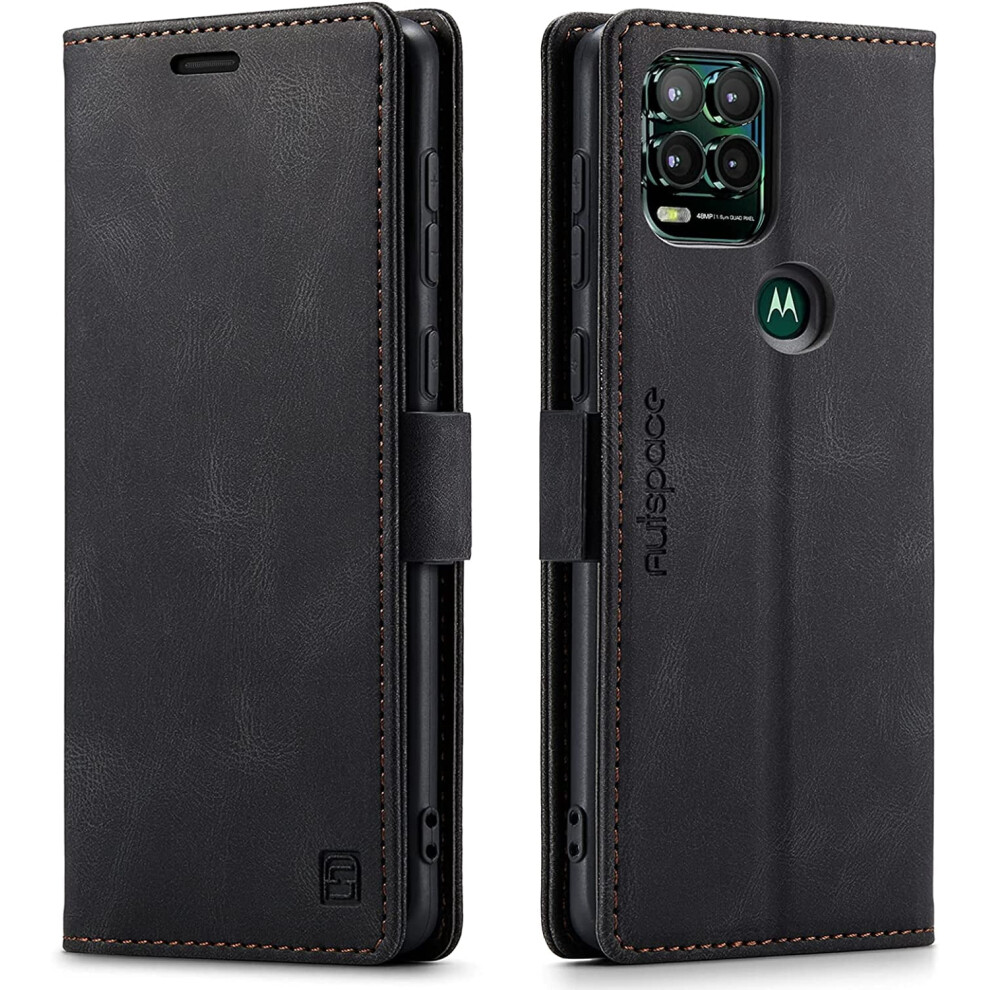 Pu Leather Folio Case For Moto G Stylus 5G 2021 Black 913211567166