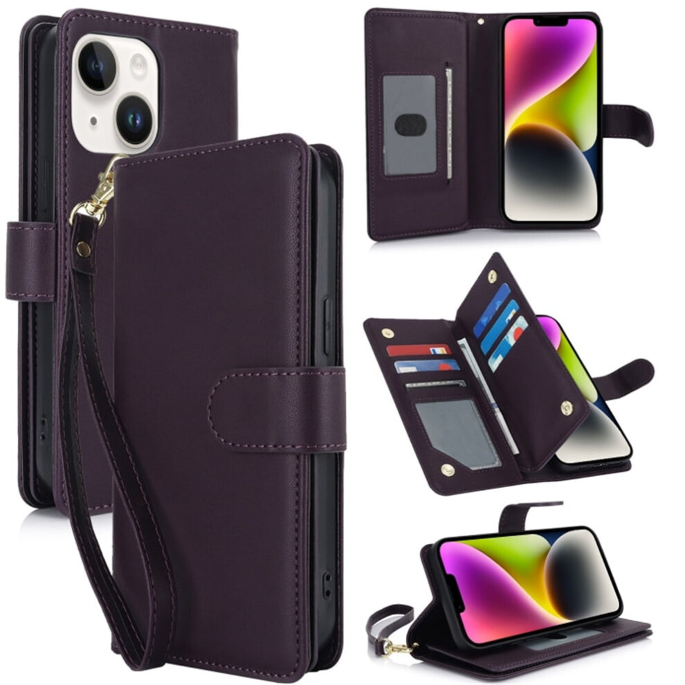 Leather Magnetic Flip Wallet Case For Iphone 14 Plus 6.7 913211539767