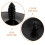 Black Plastic Auto Body Retainer Clips30pcs 6