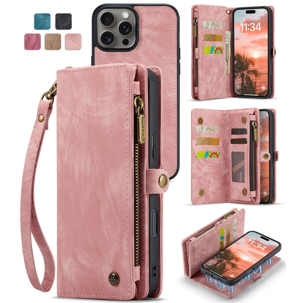 Caseme Leather Iphone 16 Pro Max Case With Detachable Wallet 913211553510