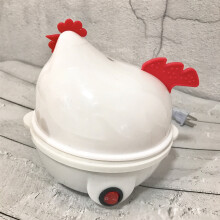 Electric Egg Steamer and Food Cooker 7-Egg 350W ABS