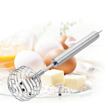 Stainless Steel Manual Egg Beater Kitchen Whisk
