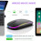 Mouse wireless Bluetooth și reîncărcabil în mod dual de 2,4 GHz 2