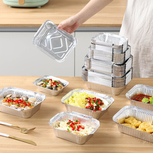 Aluminum Foil Pans Rectangle 50 pcs 2