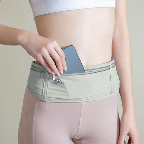 Cintura da corsa sottile per uomo e donna con tasche