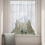 Pull-Out Lace Curtain Butterfly Pattern Gauze 59.06x39.37 1