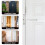2PCS Automatic Spring Door Closer, Adjustable Close Door Hinge for Convert Hinged Doors to Self-Closing,Door Closer Auto 5