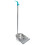 Dustpan with Upright Steel Handle, Stainless Steel, 6