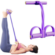 Tension Rope Resistance Bands with Handles 4/6/8 Tube