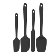 Silicone Spatula 4-Piece One Silicone Kitchenware Large Small and Medium Cake Buttercream Spatula Set