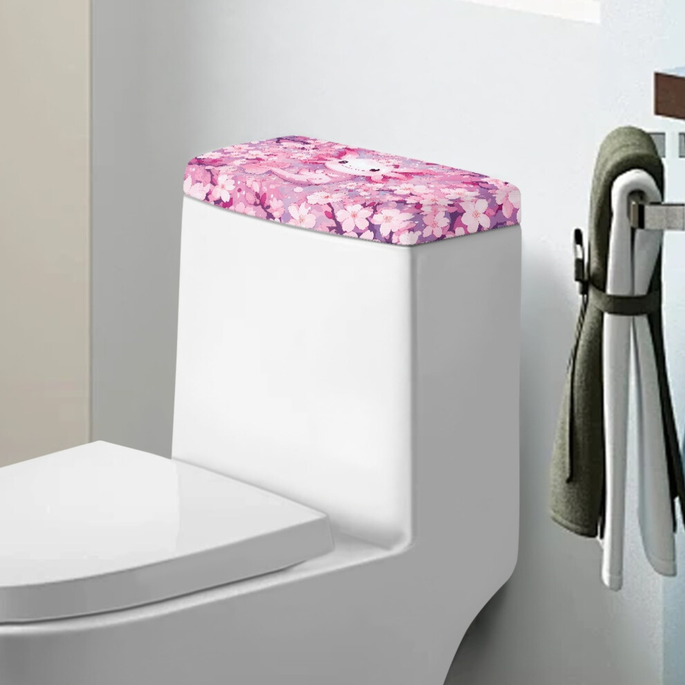 Axolotl Cherry Blossom Toilet Tank Dust Cover 2 Pcs 919886087978
