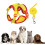 Cat harness and leash set yellow soft adjustable breathable 6