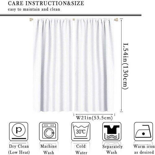 Rustic Flower Curtains Watercolor Floral Pattern Blackout 1