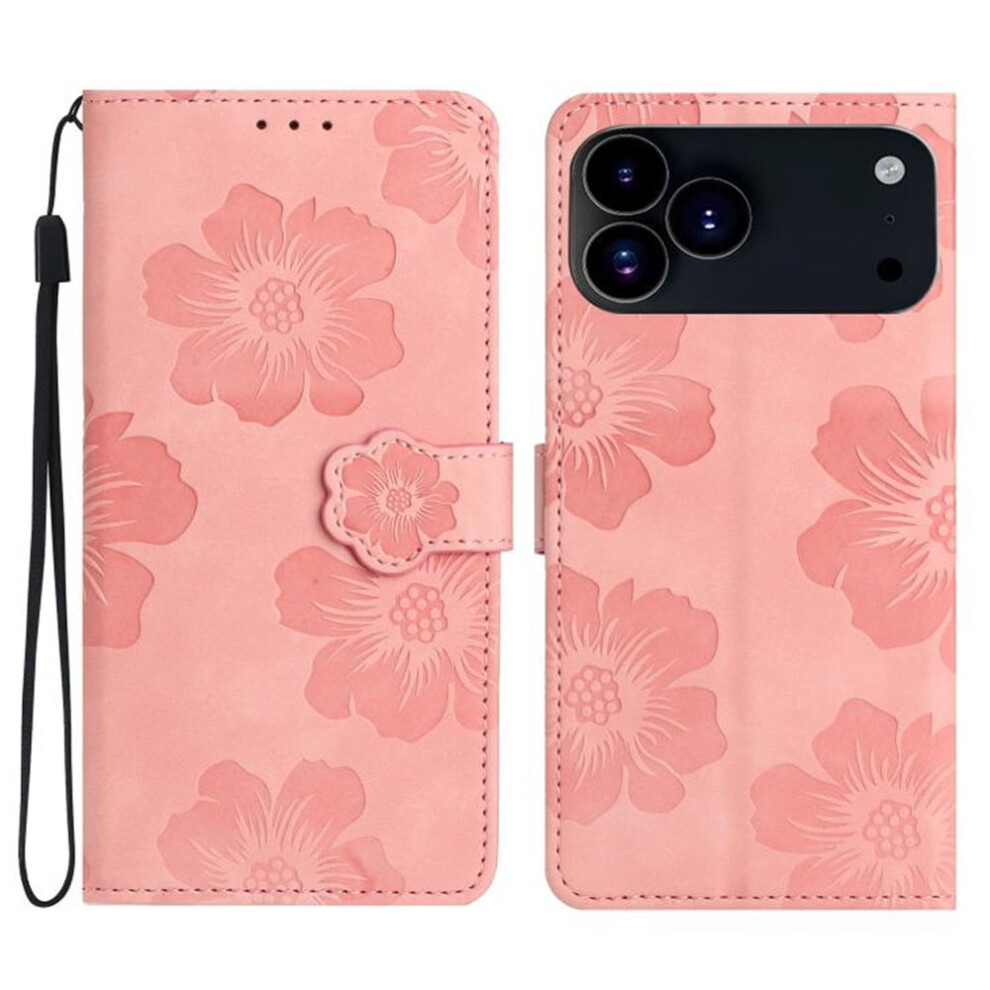 Leather Flip Wallet Case For Iphone 17 Pro Max Â Flower 937196006649