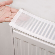 White Breathable Radiator Dust Cover 1 Pack