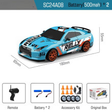 RC Drift Car 1:24 Remote Control High Speed Race Drifting Cars 2.4GHz 4WD Racing Hobby Toy Car with Headlight