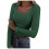 Damen Langarm-Rippstrickoberteil mit eckigem Ausschnitt, schmale Passform 1