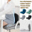 Soothe+ L-shaped memory foam seat and back cushion for 2