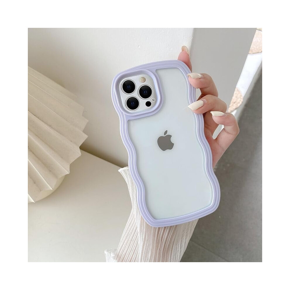 Qltypri Iphone 13/14 6.1-Inch Clear Curly Wave Tpu Case 937196015924