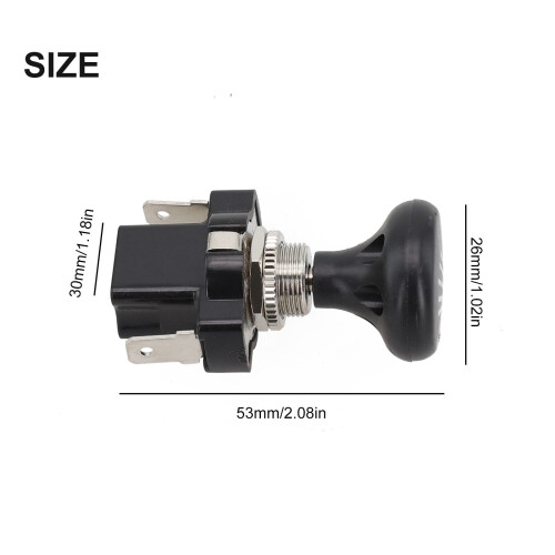 Golf Cart Headlight Push-Pull Switch 12V for Club Car and 2
