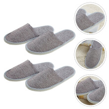 Pretyzoom Damesslippers Grijs Zachte Binnenslippers voor Spa2