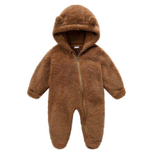 FFENYAN Fleece Onesie with Hand and Foot Covers 0-12 Months