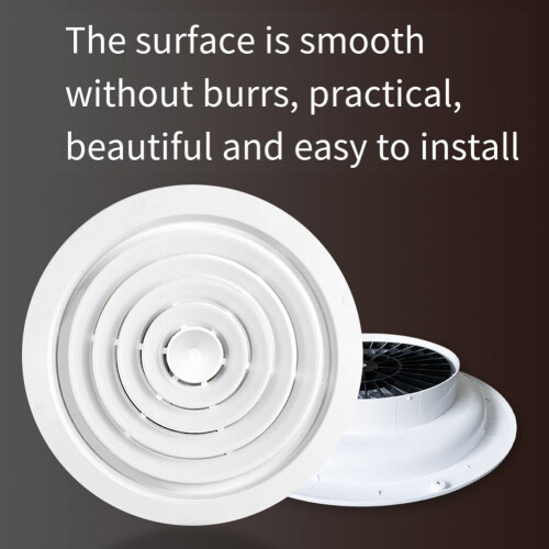 Adjustable Round Air Vent Cover ABS 1 Piece 2