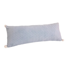 Almohada lumbar rectangular de color liso de 14 x 36 pulgadas.