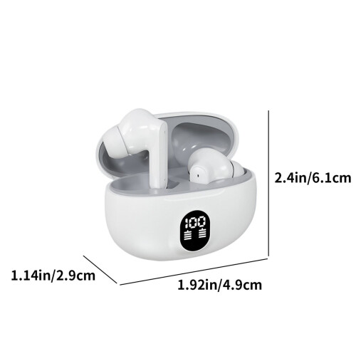 AuroraX Bluetooth Earbuds White Waterproof True Wireless 2