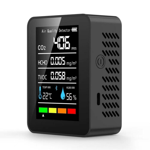 Rilevatore di CO₂ e formaldeide con chip PM2.5PM1.0AI