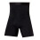 Men's high waist double-layer compression shorts gray black 3