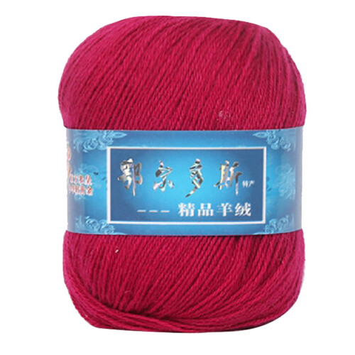 1pc Soft Yarn, Hand-Knitted Mongolian Woolen DIY Weave Thread for Crafts and Knitting Projects