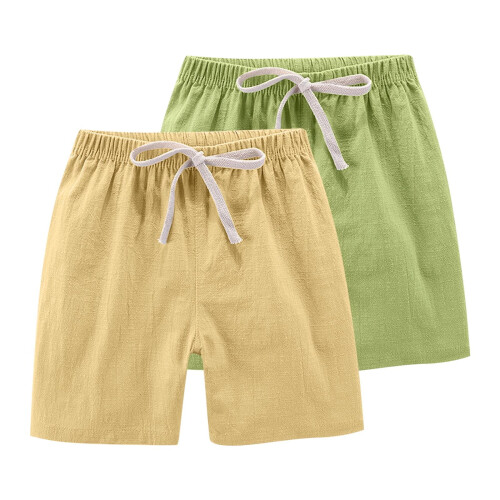 Παιδικό Αθλητικό Σορτς από Faux Linen με Κορδόνι 2-13 Ετών