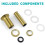 Bathroom Sink Drain Stopper, Push Pop Up Drain with Overflow, Brushed Gold 5