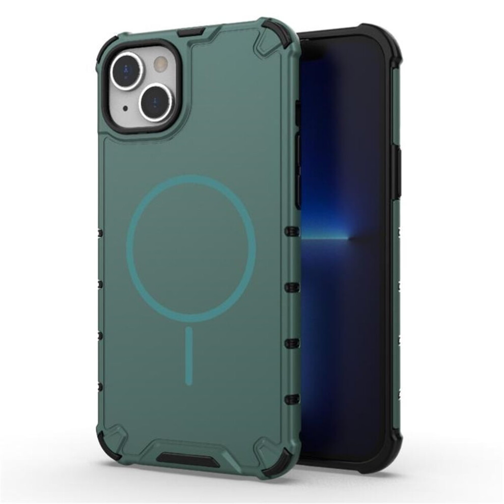Airbag Case For Iphone 15 Magsafe Compatible Green 919886083215