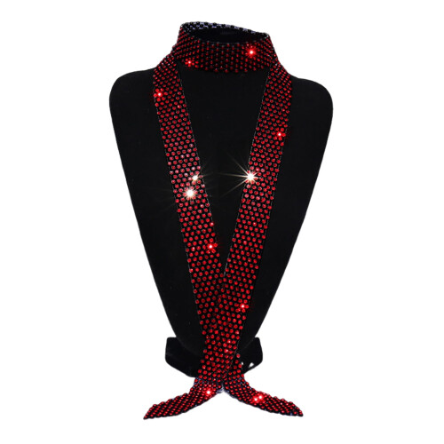 Men's sequin skinny tie 58" x 3.5" 1