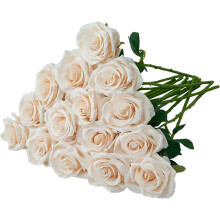 Artificial Roses with Stems Roses Valentine's Artificial Flowers Decorations for Mothers Day Bridal Bouquet Wedding Party Home