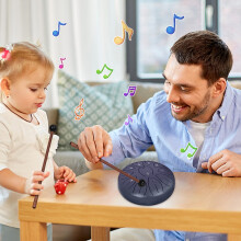 6-inch Steel Tongue Drum with 11 Notes for Garden and Kids